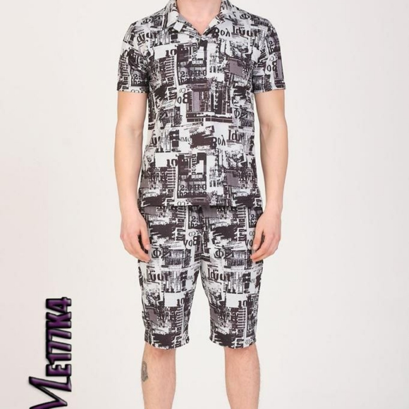 Men shirt/short set - Picture 4 of 5